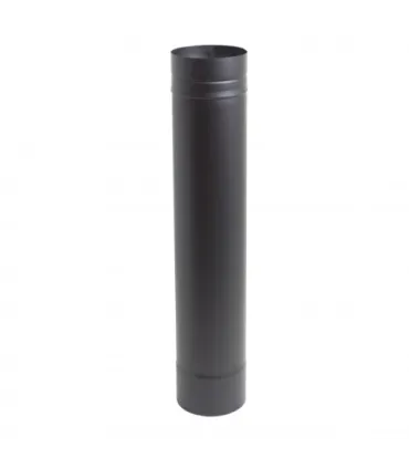 TUBO CHAPA INOX PINTADO PRETO 140