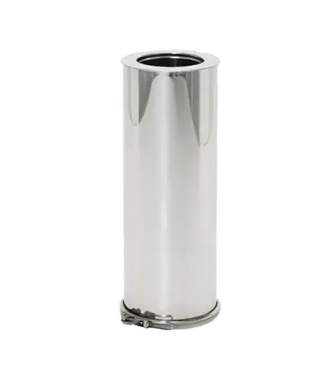 TUBO CHAPA INOX DUPLO T/FECHADO 180/230