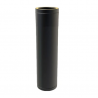 BLACK-PAINTED STAINLESS STEEL FLAT TUBE 150 (ECO 0.4 MM)
