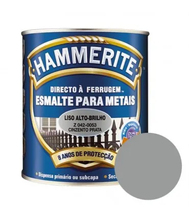 HAMMERITE LISO CINZA PRT.750ML