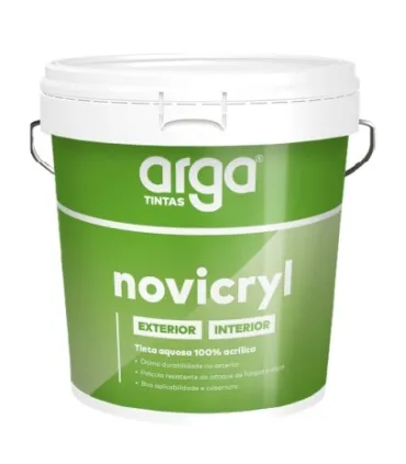 TINTA ARGA NOVICRYL BRANCO 5 LTS