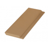Tôle ondulée pour revêtement de rebord de toit, couleur sable, 23 x 7,5 (0,83 m²/paquet)
