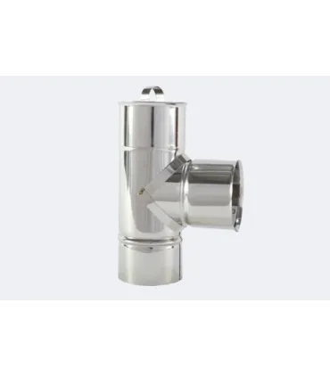 TE INOX COM TAMPO D.110