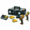 DEWALT KIT DCK2111L2T-QW 12V 3AH (BERBEQUIM DCD706 + APARAF. IMPACTO DCF801+2 BAT+1 CARREG)