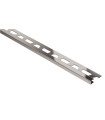 SCHLUTER QUADEC E ACERO INOXIDABLE 2,50 MTS Q125E