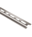 SCHLUTER RONDEC EB, BRUSHED STAINLESS STEEL, 2.5 METERS, RO100EB