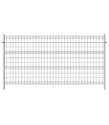PANEL DESMONTABLE OBRAS C 2 POSTES LATERALES 3.40X1.86 MTS