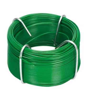 ARAME PLASTIFICADO VERDE AP 0,8MM 50M