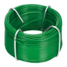 ALAMBRE RECUBIERTO DE PLÁSTICO VERDE, 0,8 MM, 50 M
