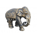 ELEFANTE PINTADO OURO GRANDE