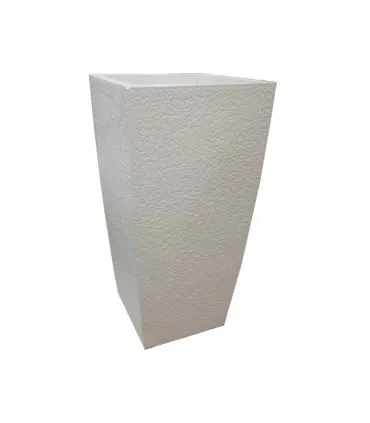 VASO GRANDE PINTADO BRANCO