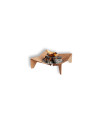 ORIGAMI-KAMIN MODELL I 80 AUS OXIDIERTEM CORTENSTAHL
