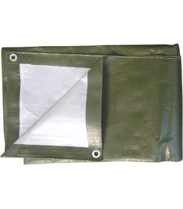 RESGUARDO IMPERMEAVEL MACFER TP091 190G/M2 4X6 MT VERDE/CINZA