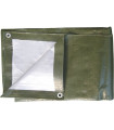 MACFER TP091 WATERPROOF SHEET 190 G/M2 6 X 12 MT GREEN/GRAY
