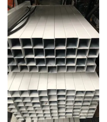 BASE P/POSTE MET. BRANCO ECO 60X60 C/PARAF.TOP-FENCE - 1