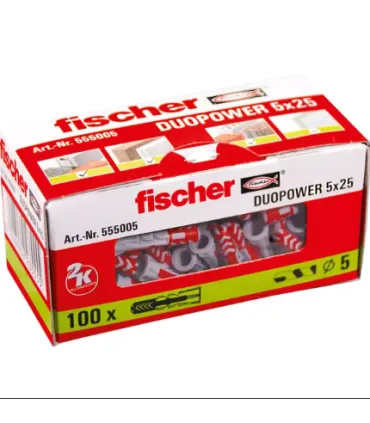 FISCHER TACO DUOPOWER 5X25 (100 UNID)