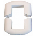 ABRAÇADEIRA PLASTICA BRANCA 9010 HERCULES P/P. UN.