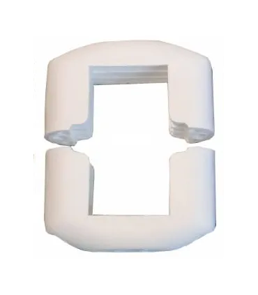 ABRAÇADEIRA PLASTICA BRANCA 9010 HERCULES P/P. UN.