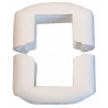 ABRAÇADEIRA PLASTICA BRANCA 9010 HERCULES P/P. UN.