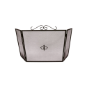 FRENTE LAREIRA DOBRAVEL PRETO 111X0,8X60,5CM