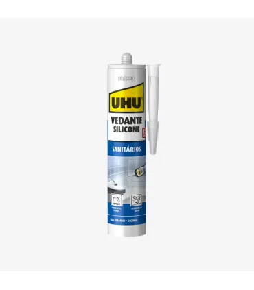 UHU SILICONE SANITARIO VEDANTE BRANCO 280ML