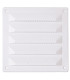GRELHA VENTILADORA PVC 20X20CM BRANCO