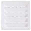 GRELHA VENTILADORA PVC 30X30CM BRANCO