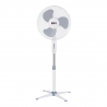 VENTILADOR DE PLÁSTICO BLANCO DE 45 W, 3 VELOCIDADES, 220 V