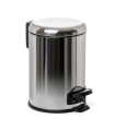 Cubo con pedal Tatay de 3 litros, modelo Nordic, cromado