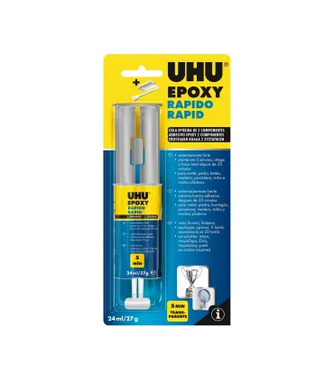 UHU PLUS EPOXIDA 5MIN 24ML