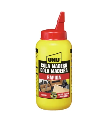 UHU COLA MADEIRA RAPIDA 250G