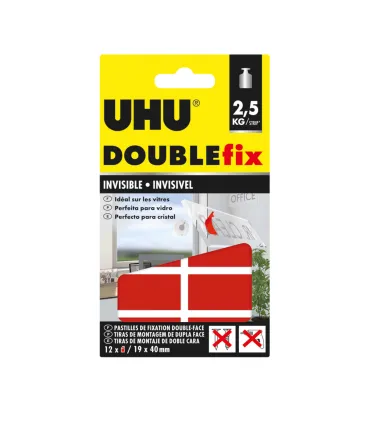 UHU DOUBLEFIX INVISI. S 19X40 F/P/E