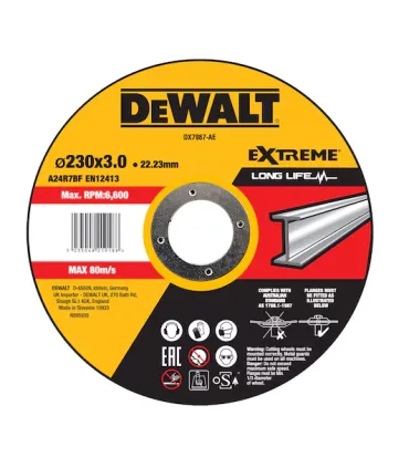 DEWALT DISCO CORTE METAL EXTREME 230X3MM