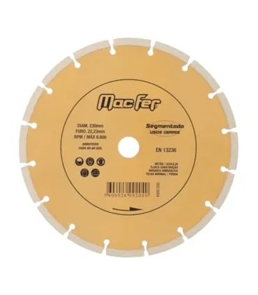 DISCO DIAM.SEGMENTADO 115 MACFER (0920001)