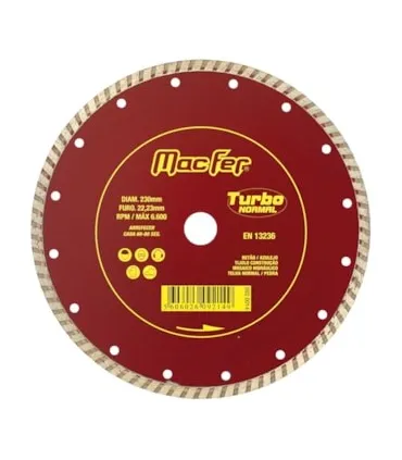 DISCO DIAM.TURBO 230 MACFER (0920014)