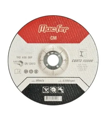 DISCO CORTE FERRO 230X3,0X22,2 MACFER