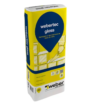 WEBERTEC GLASS BRANCO 25 KG REF: 11656