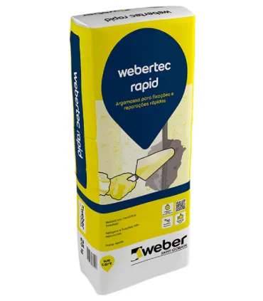 WEBERTEC RAPID 25 KG CINZA REF: 116577