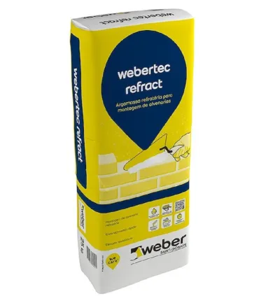 WEBERTEC REFRACTARIO CINZA 25 KG REF: 132